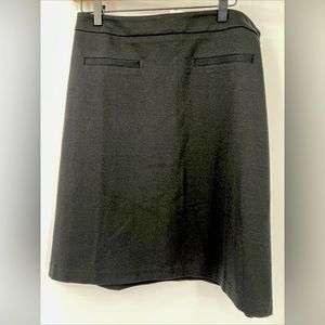 NWT Talbots Soft Straight Stretchy Black Skirt Size 8 Side Zip 2 Front Pockets
